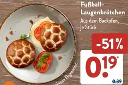 Aldi Süd Fußball Laugenbrötchen Angebot