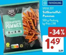 Aldi Süd SPEISE ZEIT Süßkartoffel Pommes Angebot