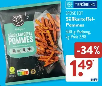 Aldi Süd SPEISE ZEIT Süßkartoffel Pommes Angebot
