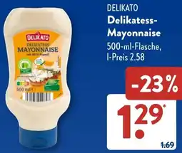 Aldi Süd DELIKATO Delikatess Mayonnaise Angebot