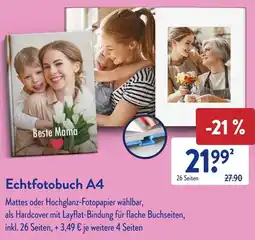Aldi Süd Echtfotobuch A4 Angebot