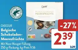 Aldi Süd CHOCEUR Belgische Schokoladen Meeresfrüchte Angebot