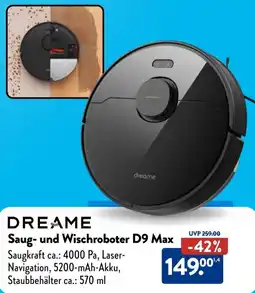Aldi Süd DREAME Saug- und Wischroboter D9 Max Angebot