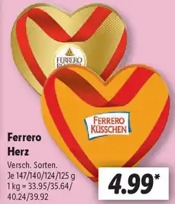 Lidl Ferrero Herz Angebot