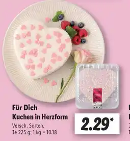 Lidl Für Dich Kuchen in Herzform Angebot