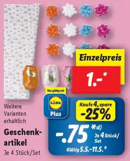 Lidl Geschenk- artikel Angebot