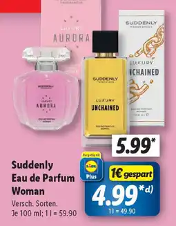 Lidl Suddenly Eau de Parfum Woman Angebot