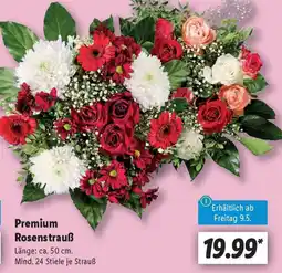 Lidl Premium Rosenstrauß Angebot
