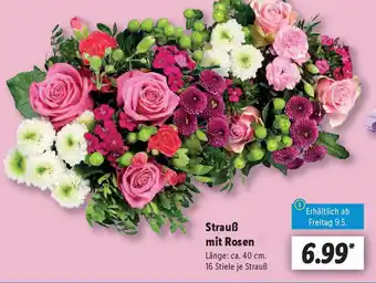 Lidl Strauß mit Rosen Angebot
