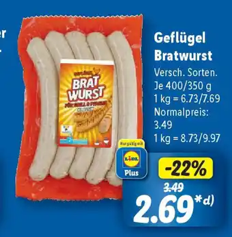 Lidl Geflügel Bratwurst Angebot