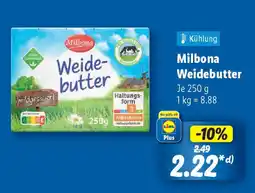 Lidl Milbona Weide- butter Angebot