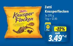 Lidl Zetti Knusperflocken Angebot