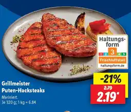 Lidl Grillmeister Puten-Hacksteaks Angebot