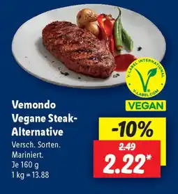 Lidl Vemondo Vegane Steak- Alternative Angebot