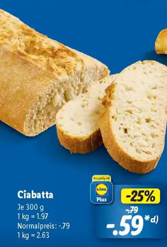 Lidl Ciabatta Angebot