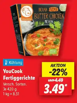 Lidl YouCook Fertiggerichte Angebot