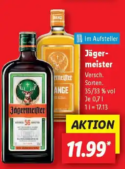 Lidl Jäger- meister Angebot