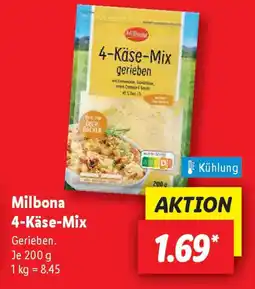 Lidl Milbona 4-Käse-Mix Angebot