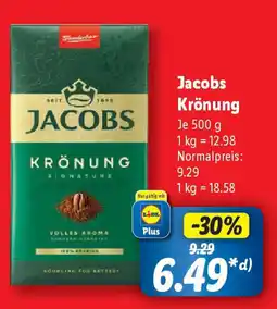 Lidl Jacobs Krönung Angebot