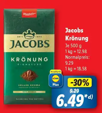 Lidl Jacobs Krönung Angebot