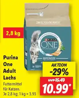 Lidl Purina One Adult Lachs Angebot