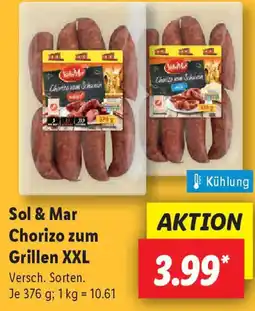 Lidl Sol & Mar Chorizo zum Grillen XXL Angebot