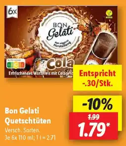 Lidl Bon Gelati Quetschtüten Angebot