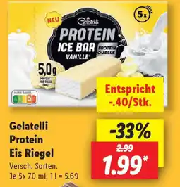 Lidl Gelatelli Protein Eis Riegel Angebot