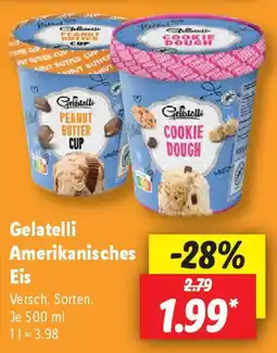 Lidl Gelatelli Amerikanisches - Eis Angebot