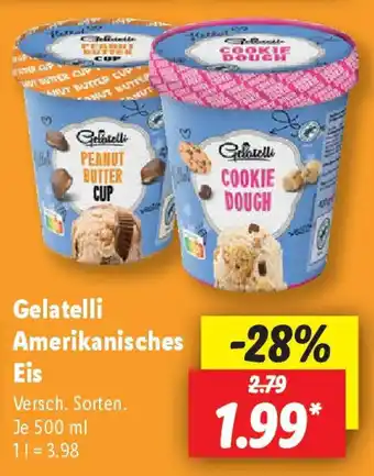 Lidl Gelatelli Amerikanisches - Eis Angebot