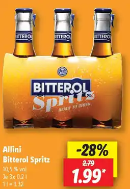 Lidl Allini Bitterol Spritz Angebot