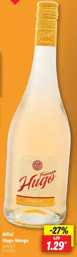 Lidl Allini Hugo Mango Angebot