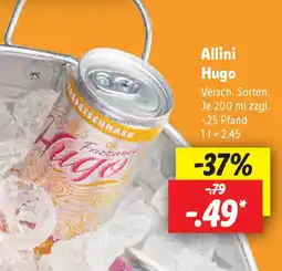 Lidl Allini Hugo Angebot