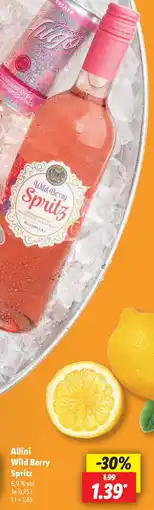 Lidl Allini Wild Berry Spritz Angebot