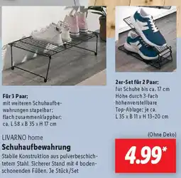 Lidl LIVARNO home Schuhaufbewahrung Angebot