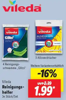 Lidl Vileda Reinigungs- helfer Angebot