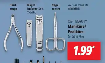 Lidl Cien BEAUTY Maniküre/ Pediküre Angebot