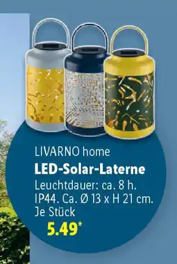 Lidl LIVARNO home LED-Solar-Laterne Angebot
