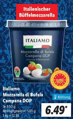 Lidl Italiamo Mozzarella di Bufala Campana DOP Angebot