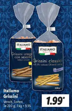 Lidl Italiamo Grissini Angebot