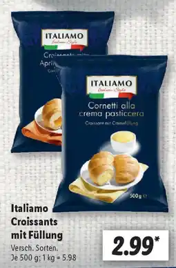 Lidl Italiamo Croissants mit Füllung Angebot