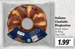 Lidl Italiamo Ciambella Ringkuchen Angebot