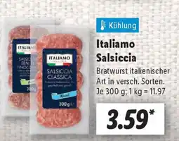 Lidl Italiamo Salsiccia Angebot