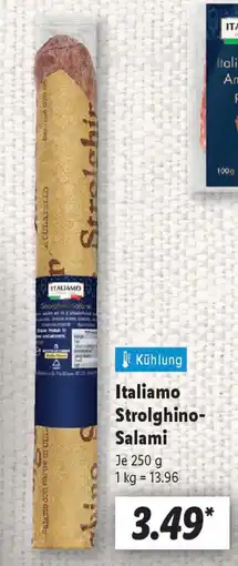 Lidl Italiamo Strolghino- Salami Angebot