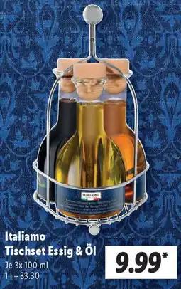 Lidl Italiamo Tischset Essig & ÖI Angebot