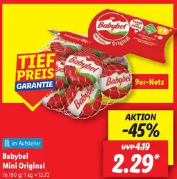 Lidl Babybel Mini Original Angebot