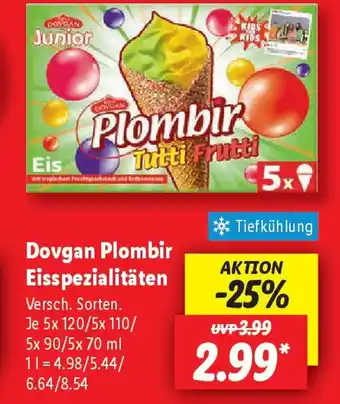 Lidl Dovgan Plombir Eisspezialitäten Angebot