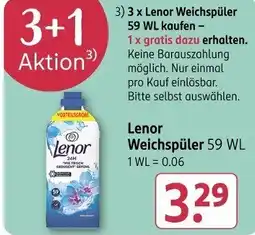 Rossmann Lenor Weichspüler Angebot