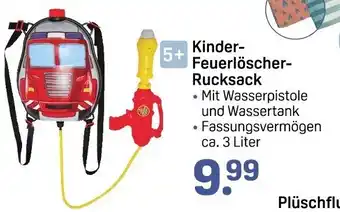 Rossmann Kinder- Feuerlöscher- Rucksack Angebot