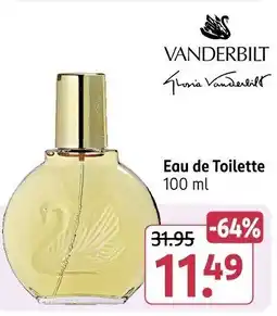 Rossmann VANDERBILT Eau de Toilette Angebot